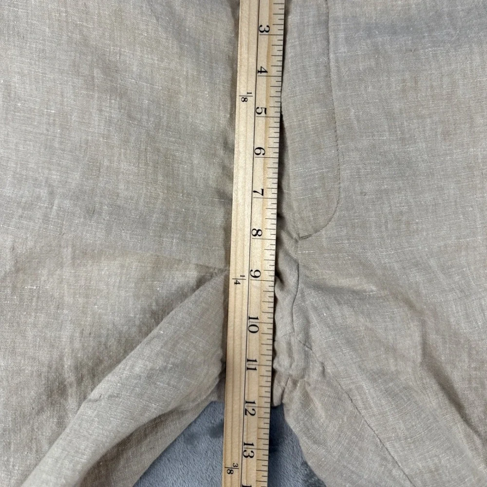 Joseph Abboud Linen Pants Mens 38x30 JOE Slim Fit Separates Tan EUC